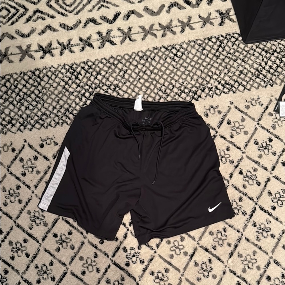 Nike Black and White Sports Shorts